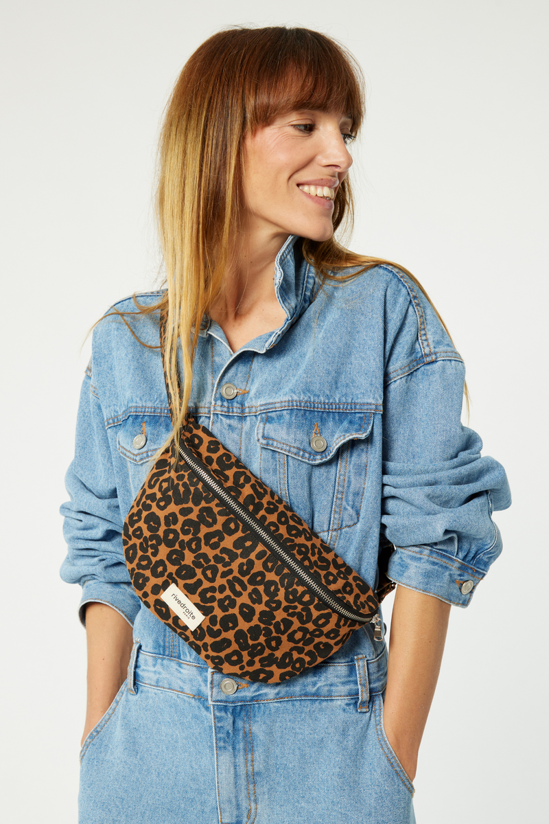 Leopard print waist bag hotsell