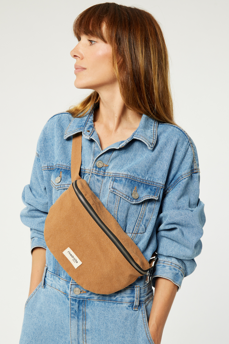 Custine Rive Droite Paris Bags Zipped Recycled Cotton Waist Bag
