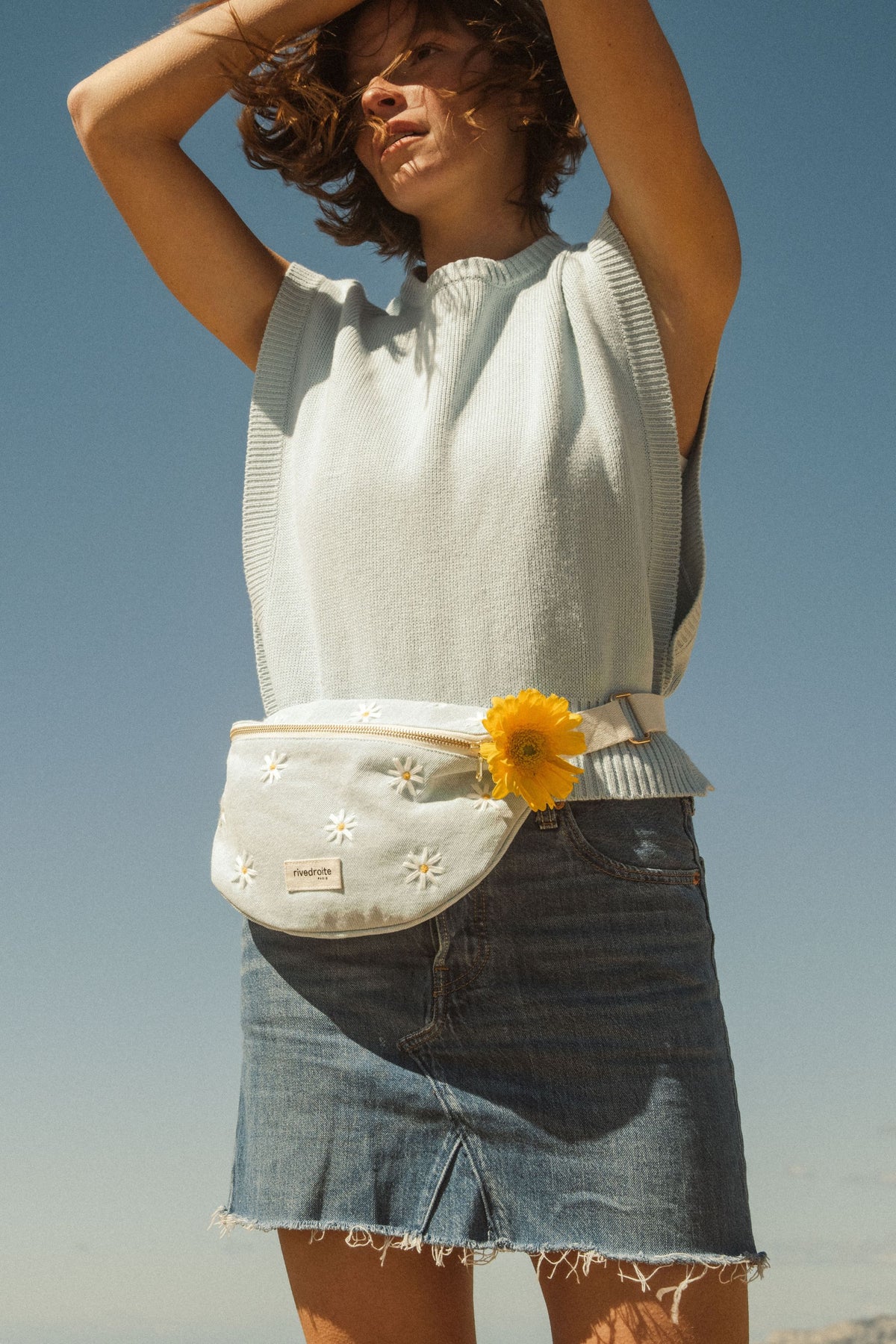 Upcycled Denim Fanny Bag