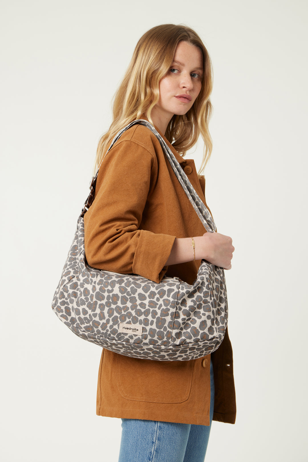 rive droite PARIS★ボディバック★ レオパード柄 XLサイズ Crossbody Bags – Rivedroite Paris US