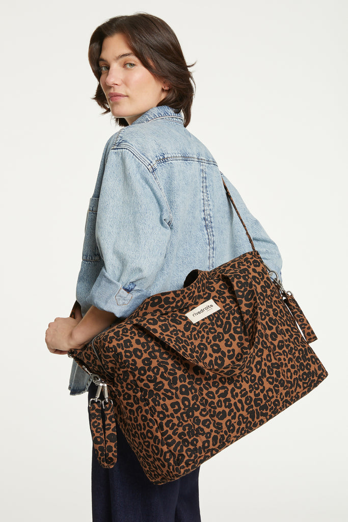 animal print travel tote bag Monogrammed Leopard toe leopard lover Limited Edition Incognito Pet Carrier