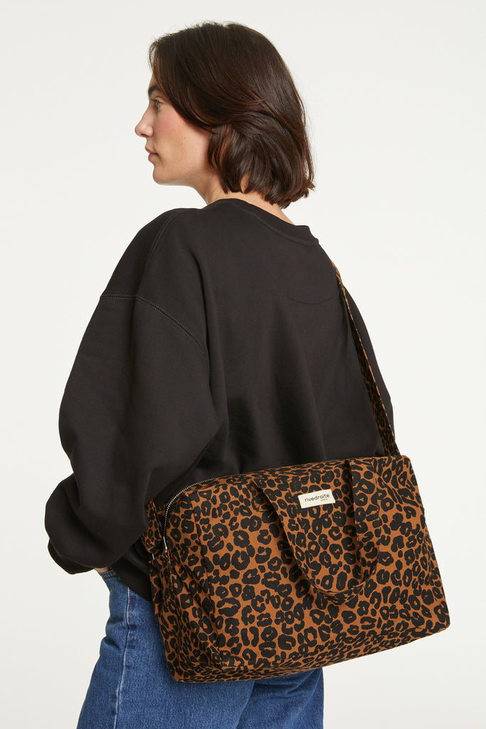 バッグ BAA LEOPARD SPECIFICATIONS WAIST BAG Custine the waist bag - Recycled cotton Leopard – Rivedroite Paris US