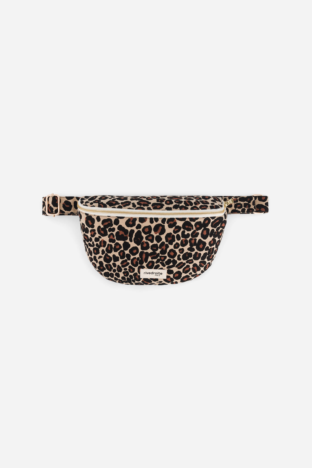 Custine the waist bag - Recycled cotton Leopard Beige sand