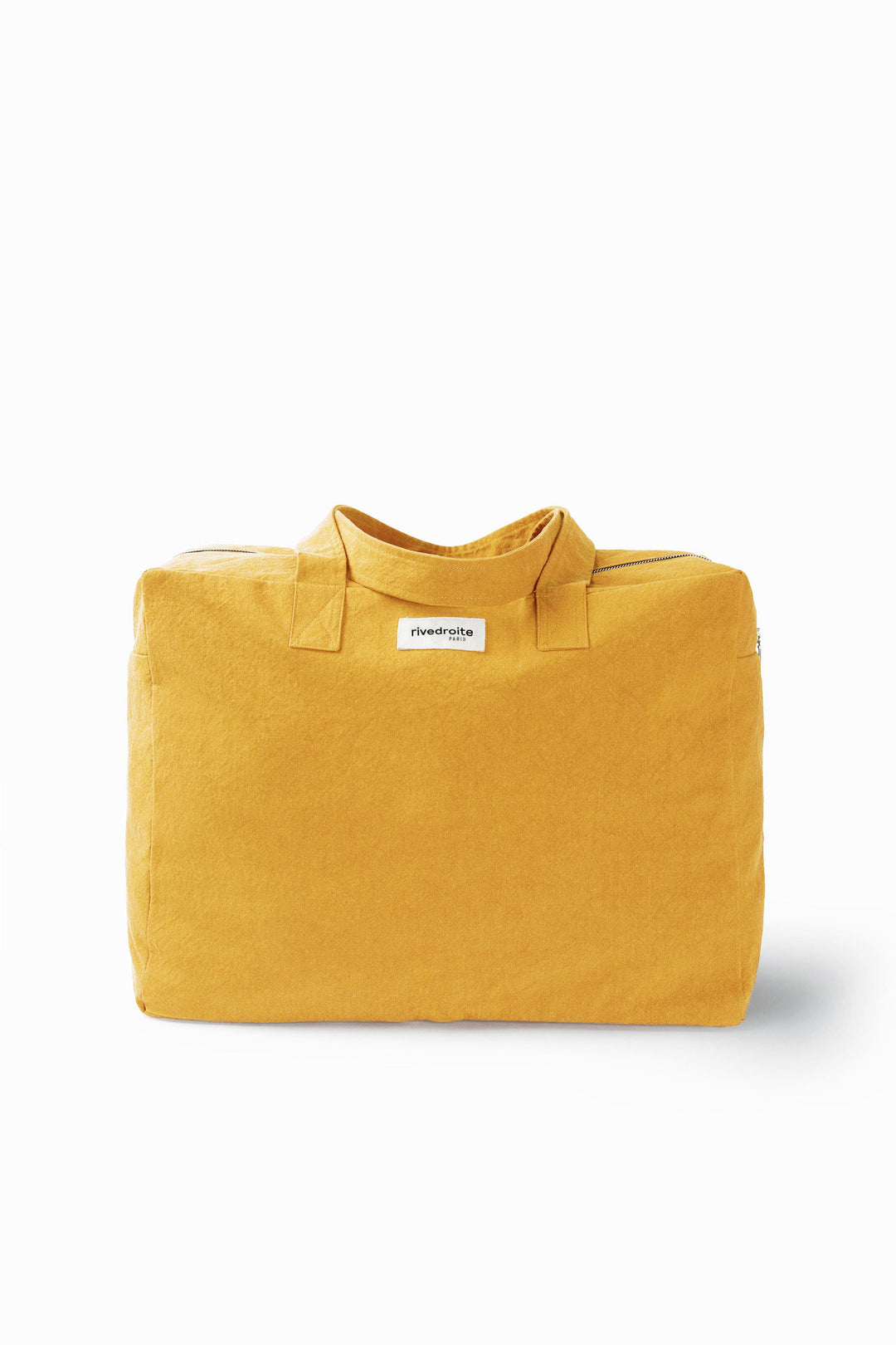 Elzevir the big weekend bag Recycled cotton mustard